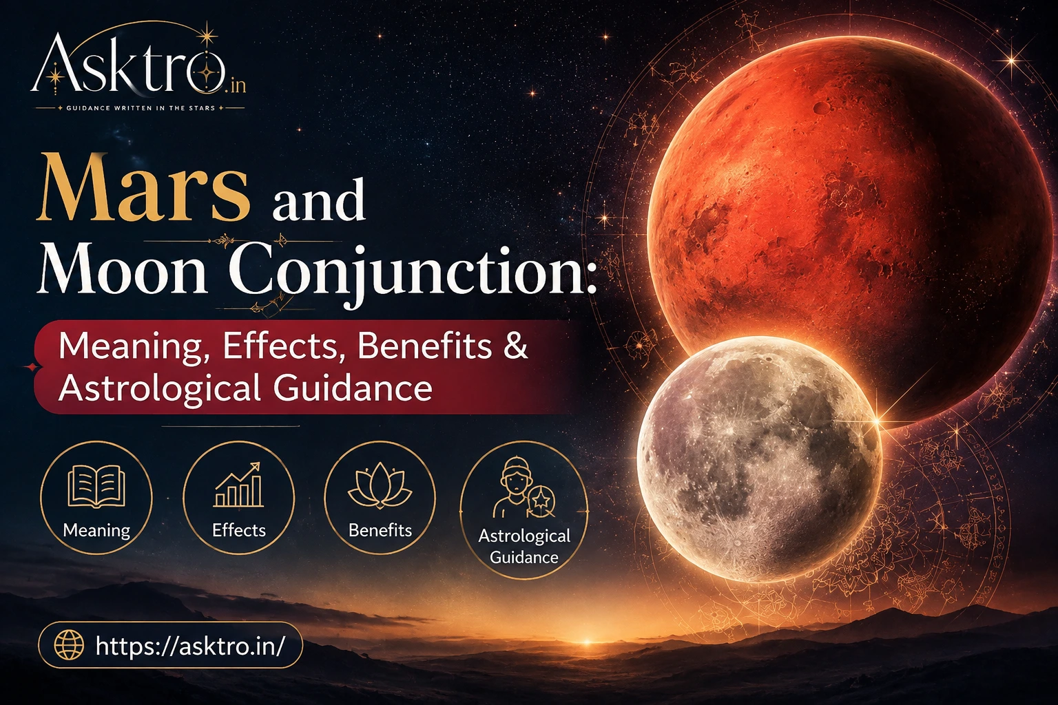 Mars and Moon Conjunction